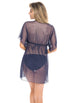 V-NECK DOLMAN SLEEVES TUNIC - POWER MESH
